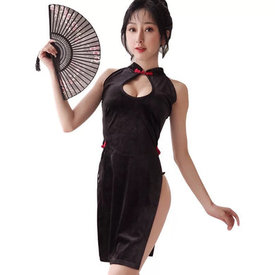 2019 hot sale erotic women chinese cheongsam erotic underwear mature sexy lingerie